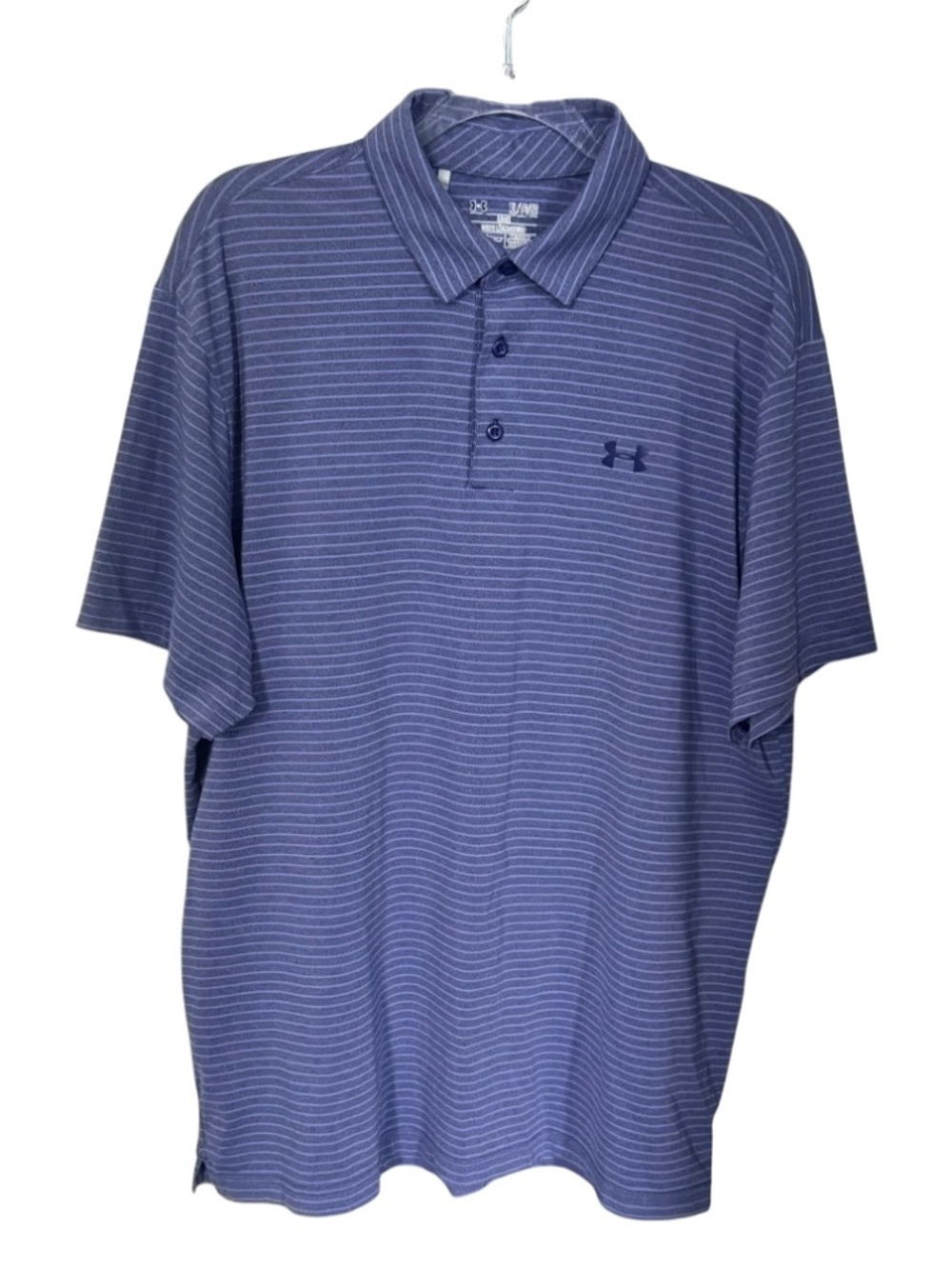 Under Armour Navy & Light Purple Shirt Men's XL